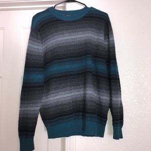 Men’s Medium 100% 2 ply Cashmere Knit Sweater Teal